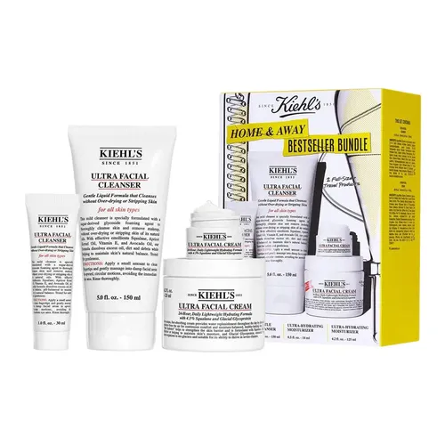 Kiehl's - Set Chăm Sóc Da Kiehl's Ultra Facial Home & Away 4 Món - Vua Hàng Hiệu