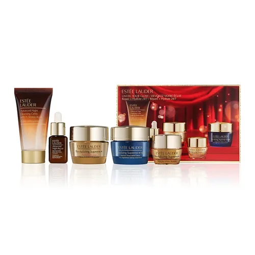 Set Dưỡng Da Estée Lauder Unveil Your Glow 5-Piece Skincare Starter Gift Set (5 Món)