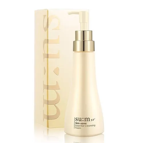 Su:m37 - Sữa Rửa Mặt Dạng Gel Làm Sạch Sâu Su:m37 Skin Saver Essential Cleansing Foam 250ml - Vua Hàng Hiệu