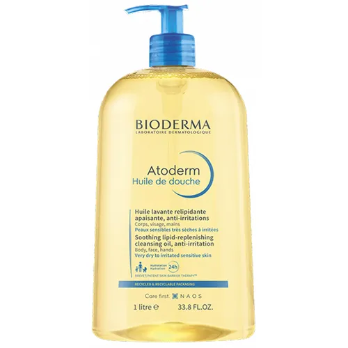 Mỹ phẩm - Sữa Tắm Bioderma Atoderm Huile De Douche Shower Oil 1000ml - Vua Hàng Hiệu