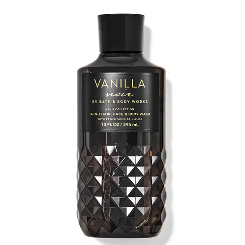 Mỹ phẩm Bath & Body Works Nam Mỹ - Sữa Tắm Cho Nam Bath & Body Works Vanilla Noir 3 In 1 Hair Face Body Wash 295ml - Vua Hàng Hiệu