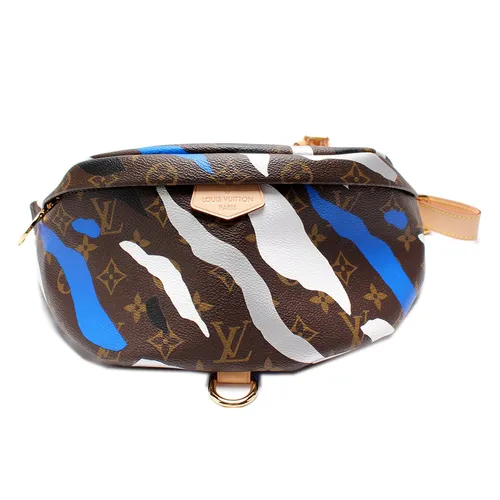 Túi xách Hàng Hiệu Used - Túi Đeo Chéo Louis Vuitton LV X Lol Bumbag Monogram Màu Nâu Họa Tiết - Vua Hàng Hiệu