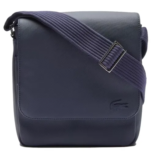 Túi Đeo Chéo Nam Lacoste Classic Petit Pique Flap Crossbody Màu Xanh Navy