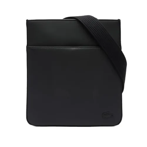 Túi Đeo Chéo Nam Lacoste Men’s Classic Flat Satchel Crossover Bag NH2850HC 000 Màu Đen
