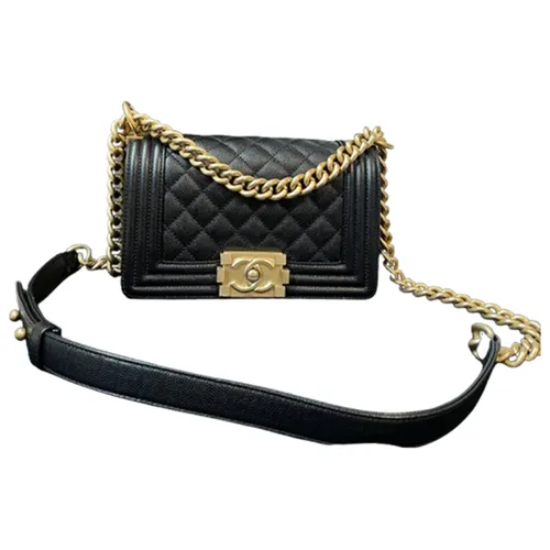 Túi Đeo Chéo Nữ Chanel Small Boy Crossbody Handbag Black Màu Đen