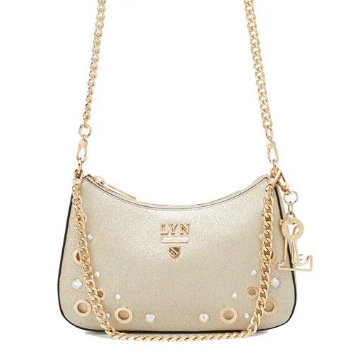 Túi Đeo Chéo Nữ Lyn Tricia Granite S Shoulder Bag Gold LL24FBS181 Màu Vàng
