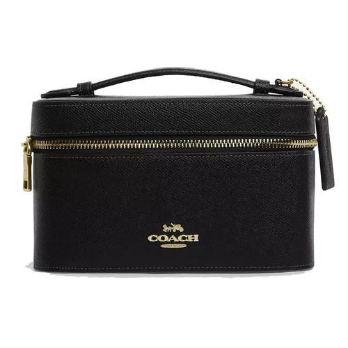 Túi xách Nữ Túi đựng đồ - Túi Đựng Đồ Mỹ Phẩm Nữ Coach Cosmetic Case CW727 Black Màu Đen - Vua Hàng Hiệu