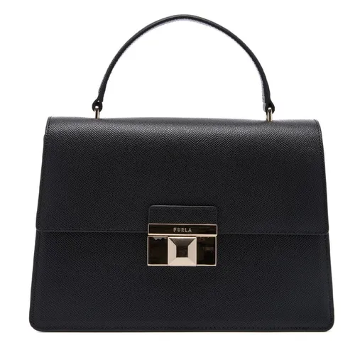 Túi Xách Tay Nữ Furla Venere Top Handle Bag Màu Đen Size 25 - Túi xách - Vua Hàng Hiệu