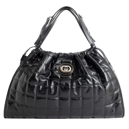 Túi Xách Tay Nữ Gucci Deco Medium Bag Black 746210-DAAAN-1000 Màu Đen