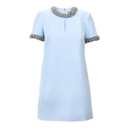 Thời trang - Váy Nữ Self-Portrait In Light Blue AW24175SBLBLUE Màu Xanh Nhạt Size 6 - Vua Hàng Hiệu