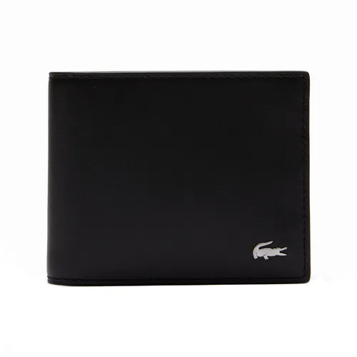Ví Nam Lacoste Men's Embossed Leather Fitzgerald Billfold L NH1115-000 Màu Đen