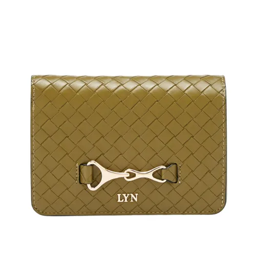 Ví Nữ Lyn Celestia Semi Wallet LL24FWS117 Màu Xanh Green