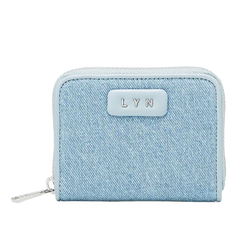 Ví Nữ Lyn Lora Zip Short Wallet LL24FWF020 Màu Xanh Denim