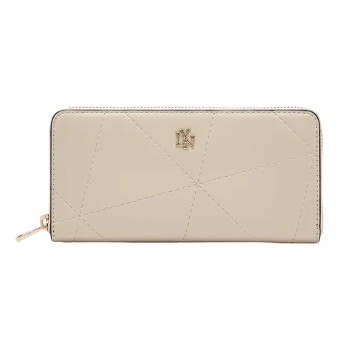 Túi xách Lyn Ví dáng dài - Ví Nữ Lyn Prisma Zip Long Wallet Beige LL24FWS048 Màu Be - Vua Hàng Hiệu
