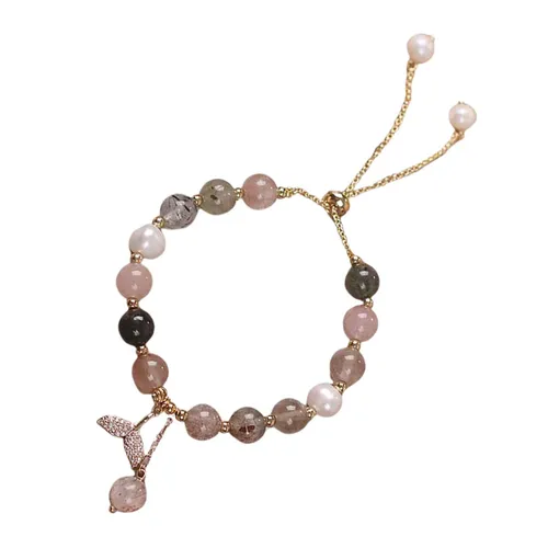 Kya Jewel Phối màu - Vòng Đeo Tay Nữ Kya Jewel Colorful Pearl Tail NAB14 Phối Màu - Vua Hàng Hiệu