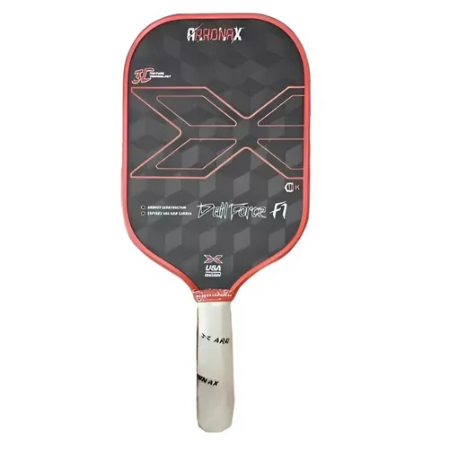 Arronax - Vợt Pickleball Arronax Dellforce F1 Carbon Fiber 3D Màu Đen Đỏ - Vua Hàng Hiệu