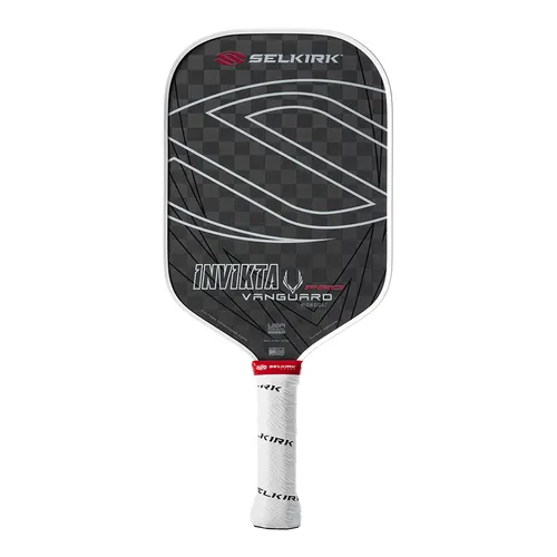 Vợt Pickleball Selkirk Vanguard Pro Invikta Paddle 16mm Màu Than Phối Trắng