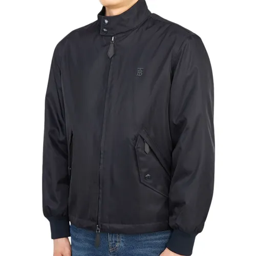 Burberry Nam Áo khoác - Áo Khoác Nam Burberry Black With TB Logo Embroidered 8051018 1004 Màu Đen Size 48 - Vua Hàng Hiệu