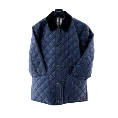 Burberry Nam Áo khoác - Áo Khoác Nam Burberry Casual Style Formal Jacket 80841901 Màu Xanh Navy Size S - Vua Hàng Hiệu