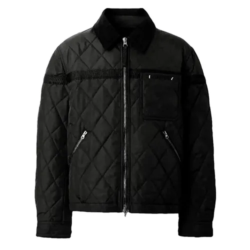 Burberry Nam Áo khoác - Áo Khoác Nam Burberry Long Sleeve Jacket 8083689 Màu Đen Size M - Vua Hàng Hiệu