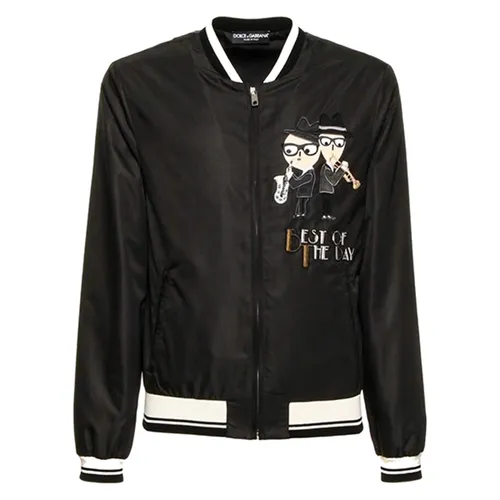 Dolce & Gabbana Áo khoác 100%Polyester - Áo Khoác Nam Dolce & Gabbana D&G Best Of The Day G9IF1Z G7JSE N0000 Màu Đen Size 50 - Vua Hàng Hiệu