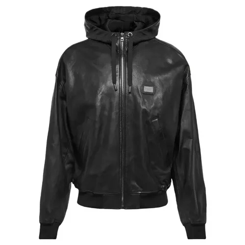 Thời trang - Áo Khoác Nam Dolce & Gabbana D&G Da Tag Sport G9PB8L HULHO N0000 Màu Đen Size 48 - Vua Hàng Hiệu