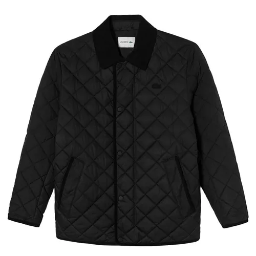 Áo Khoác Nam Lacoste Cotton Jacket BH570E 031 Black Màu Đen Size 50 - Thời trang - Vua Hàng Hiệu