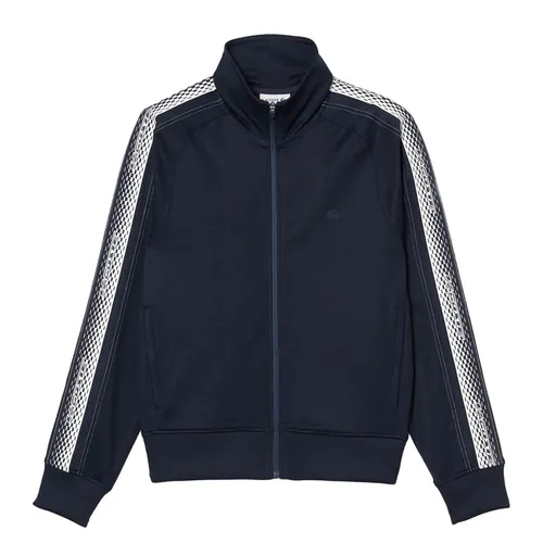 Áo Khoác Nỉ Lacoste Men’s Regular Fit Zipped Pique Sweatshirt SH5365.KXE Màu Xanh Navy Size 5 - Thời trang - Vua Hàng Hiệu