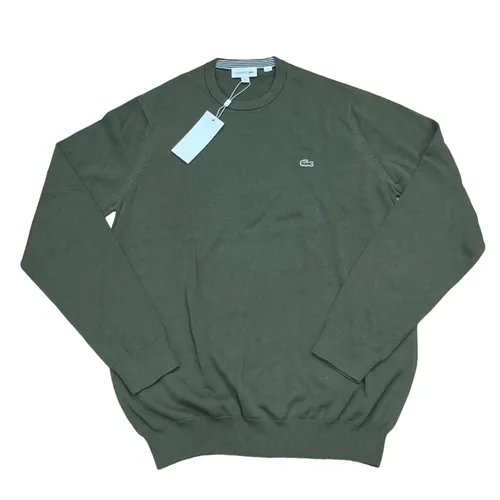 Thời trang - Áo Len Nam Lacoste Men's Sweater Màu Xanh Green Size 4 - Vua Hàng Hiệu