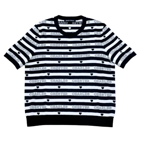 Thời trang Chester Charles - Áo Len Nữ Chester Charles In Black/White CW502KW0469BX Màu Đen Trắng Size S - Vua Hàng Hiệu