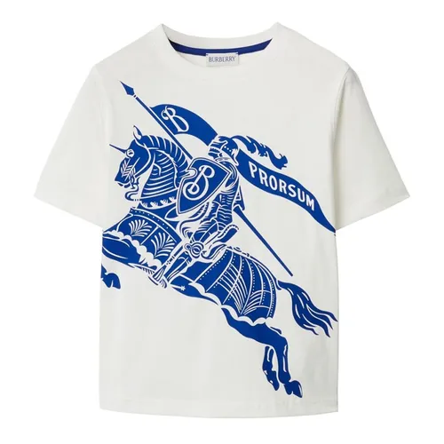 Áo Phông Burberry White With Logo Graphic Printed 8078326 Tshrit Màu Trắng