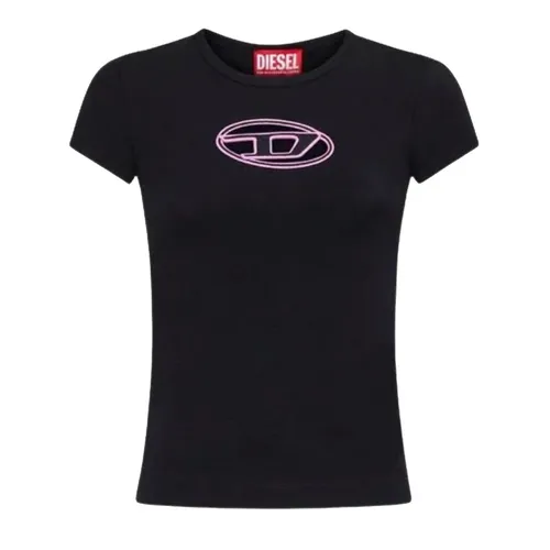 Diesel - Áo Phông Diesel Black T-Angie A06268 0AFAA9XXB Tshirt Màu Đen Size M - Vua Hàng Hiệu