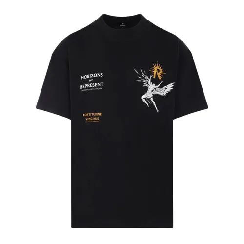Represent - Áo Phông Nam Represent Icarus In Black Tshirt MLM467-01 BLACK Màu Đen Size S - Vua Hàng Hiệu