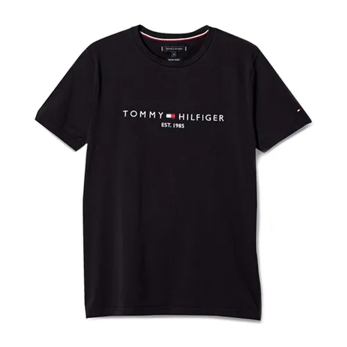 Áo Phông Nam Tommy Hilfiger Logo Black Tshirt MW11465 001 Màu Đen Size XS