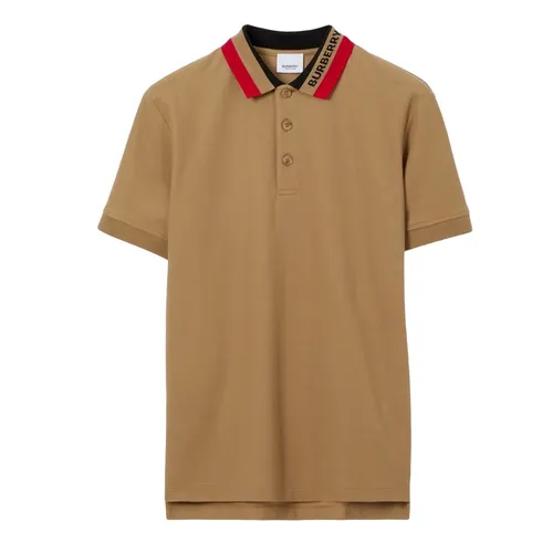 Áo Polo Nam Burberry Cotton Polo Shirt 80512361 Màu Nâu Camel Size XS - Thời trang - Vua Hàng Hiệu