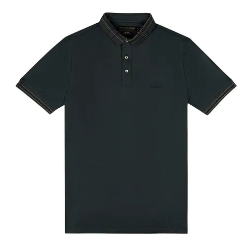 Thời trang Ghi đậm Áo Polo 100% Cotton - Áo Polo Nam Giovanni Sartoria SPL0020-1 Màu Ghi Đậm Size XL - Vua Hàng Hiệu