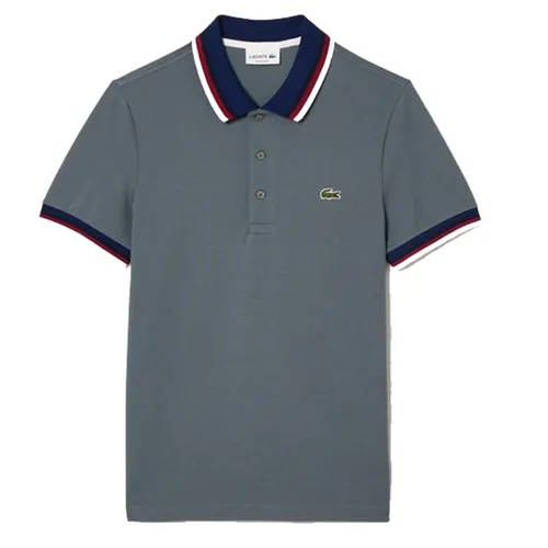 Áo Polo Nam Lacoste Check Regular PH3461-00-7EB Màu Xám Size L