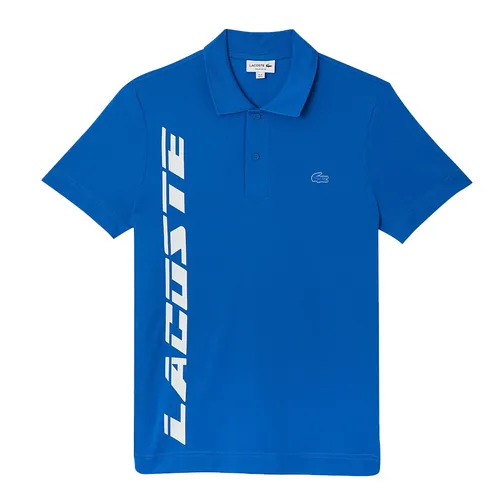 Áo Polo Nam Lacoste Regular Fit Branded Piqué PH9643 K1Q Màu Xanh Blue Size 2