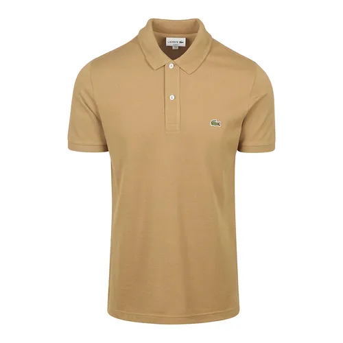 Áo Polo Nam Lacoste Slim Fit Pique Polo Shirt PH4012 F8X Màu Nâu Size 2