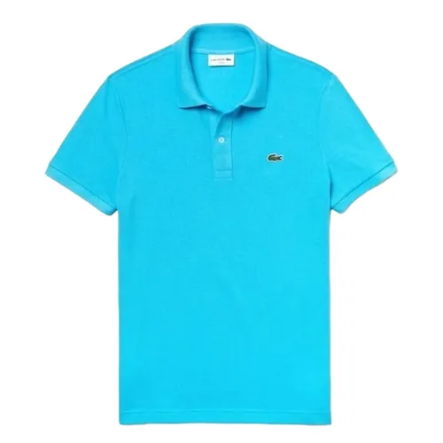 Áo Polo Nam Lacoste Slim Fit Pique Polo Shirt PH4012 HL5 Màu Xanh Ngọc Lam Size 2