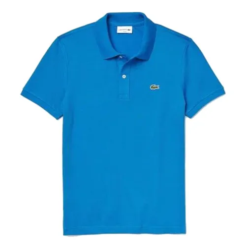 Áo Polo Nam Lacoste Slim Fit Pique PH4012 L61 Màu Xanh Biển Size 4