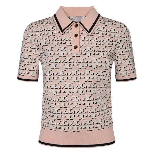 Áo Polo Nữ Tory Burch In Pink 159411650 Màu Hồng Size S