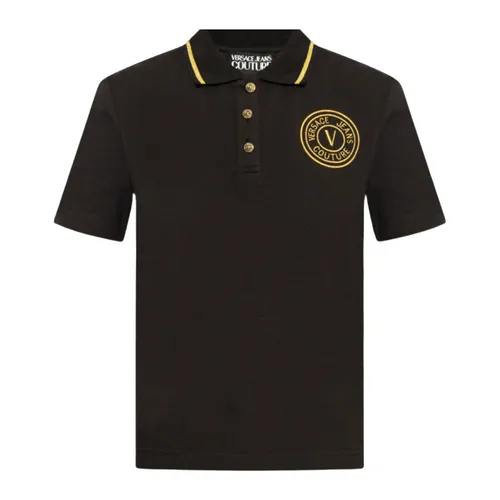 Áo Polo Nữ Versace Jean Conture In Black 77HAGT00 CJ01T G89 Màu Đen Size XS - Thời trang - Vua Hàng Hiệu