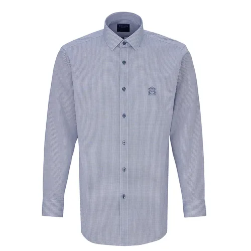 Áo Sơ Mi Dài Tay Nam Giovanni GLS0364-1 Màu Xanh Navy Size XL