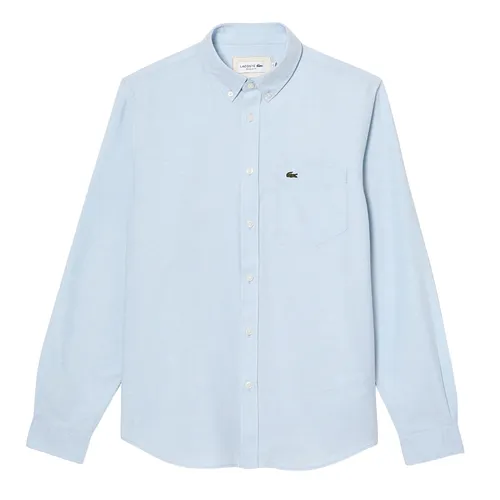 Áo Sơ Mi Nam Lacoste Regular Fit CH0204 HBP Màu Xanh Da Trời Size 39