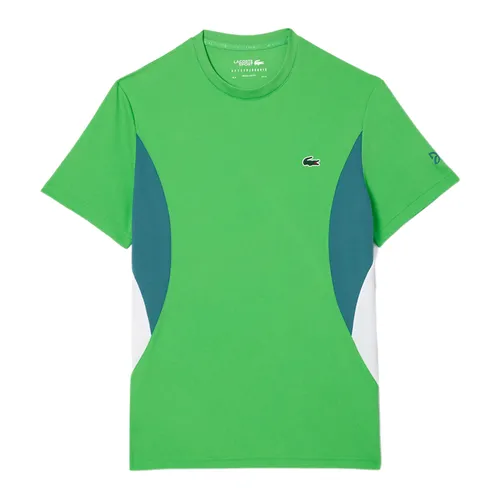 Áo Thun Nam Lacoste Mens x Novak Djokovic TH7539 IXU Màu Xanh Lá Size 3
