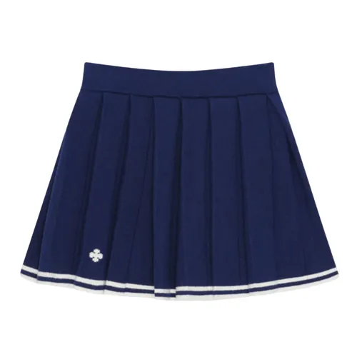 Thời trang - Chân Váy Nữ SMFK With Logo Embroidered US003DB 950 Màu Xanh Navy Size S - Vua Hàng Hiệu