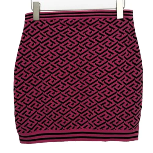 Chân Váy Versace Pink With La Greca Pattern Printed 1008142 1A04064 1PF00 Màu Hồng Họa Tiết Size 42 - Thời trang - Vua Hàng Hiệu