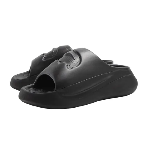 Dép Nam Lacoste Men's Croco Synthetic Slides 745CMA0004 02H Màu Đen Size 40.5 - Dép - Vua Hàng Hiệu
