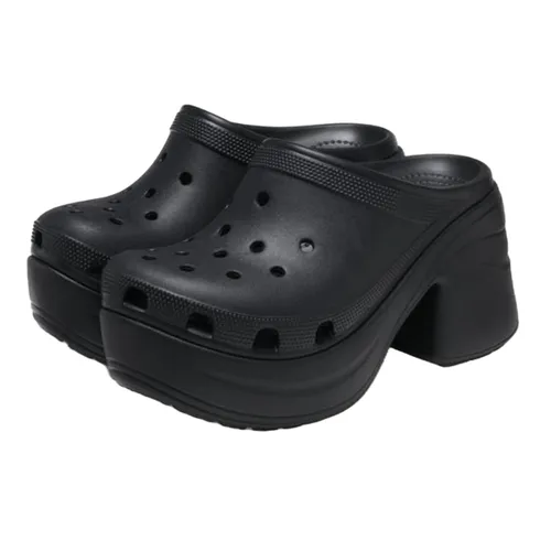 Dép Sục Nữ Crocs Siren Clog Black 208547-001 Màu Đen Size W6 - Dép - Vua Hàng Hiệu